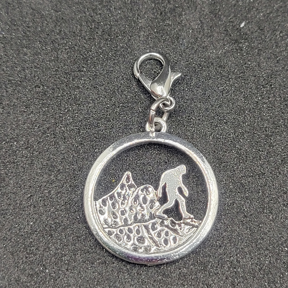 Clip On Bigfoot charms big foot Yeti charm Sasquatch Paranormal dreadlocks plann